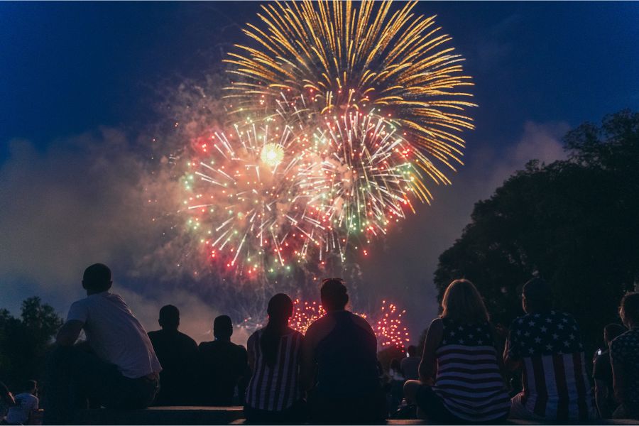 Fireworks on National Mall