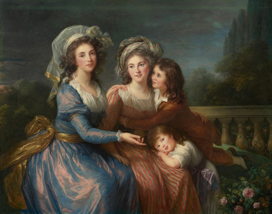 'The Marquise de Pezay, and the Marquise de Rougé with Her Sons Alexis and Adrien' by Élisabeth Louise Vigée-LeBrun at the National Gallery of Art