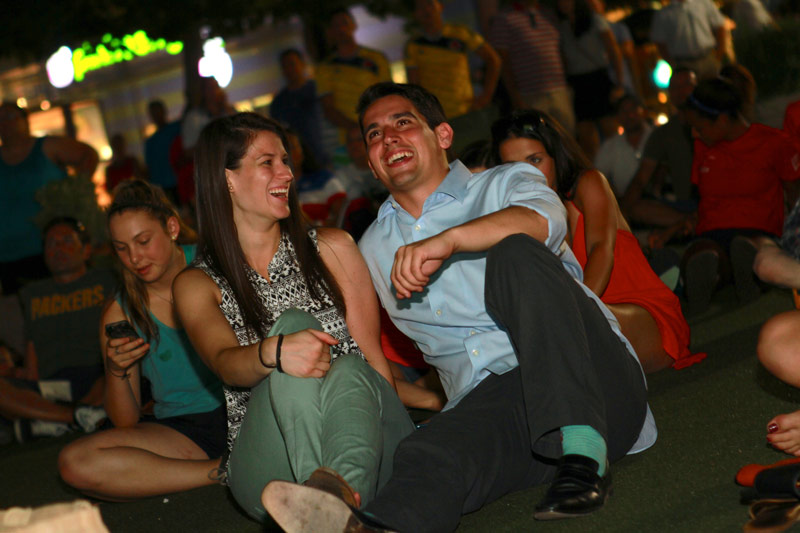 Outdoor movie series at National Harbor - Summer activities on the waterfront near Washington, DC