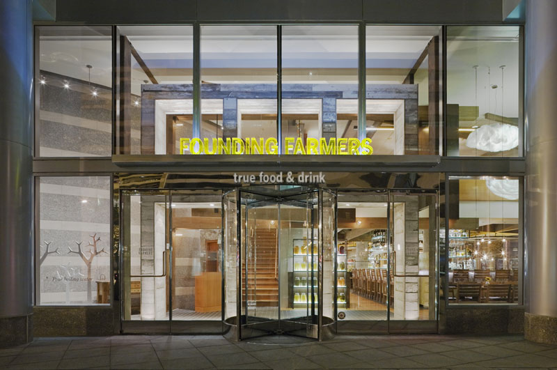 Founding Farmers restaurant in Washington, DC - LEED-certified dining venue in Washington, DC