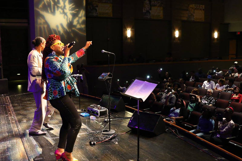 Jazz performance at THEARC Theater in Washington, DC's Congress Heights neighborhood