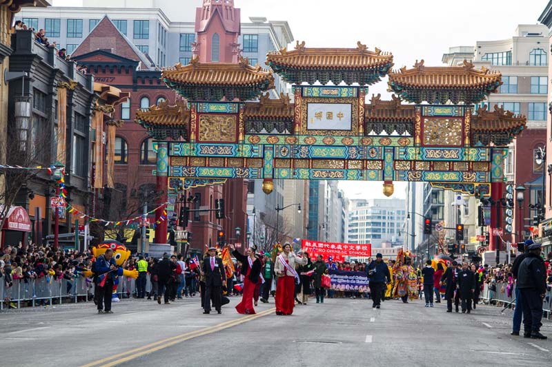 Chinese New Year Parade in DC's Chinatown neighborhood - Ways to celebrate Chinese New Year in Washington, DC