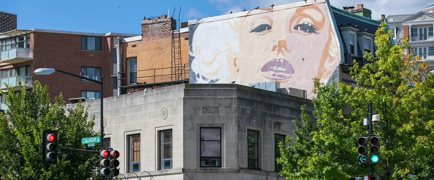 Woodley Park Marilyn Monroe Mural