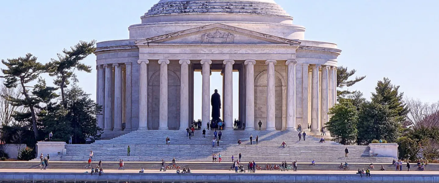 Tidal Basin Jefferson Memorial Paddle Boats - Washington, DC