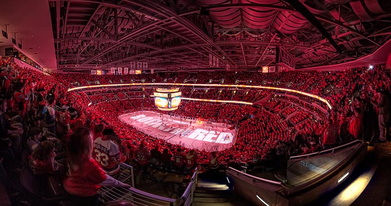 Jogo de hóquei do Washington Capitals na Capital One Arena - Esportes profissionais em Washington, DC